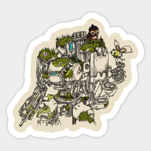 Bastion is a nature lover Sticker